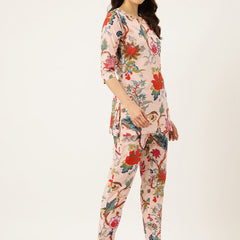 Printed Cotton Kurti & Pant Set – Breezy Prints, Chic Fit