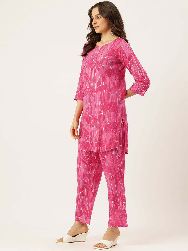 Floral Printed Cotton Co-Ord set – Breezy Prints, Chic Fit