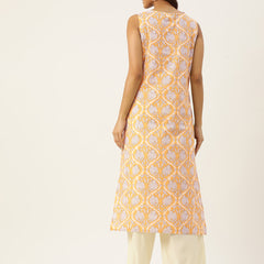 V-Neck Long Kurti