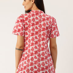 Elegant Bow Collar Cotton Shirt for Women - Stylish & Comfortable