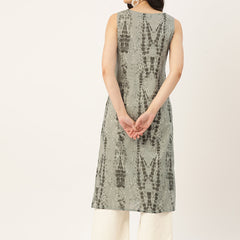 V-Neck Long Kurti