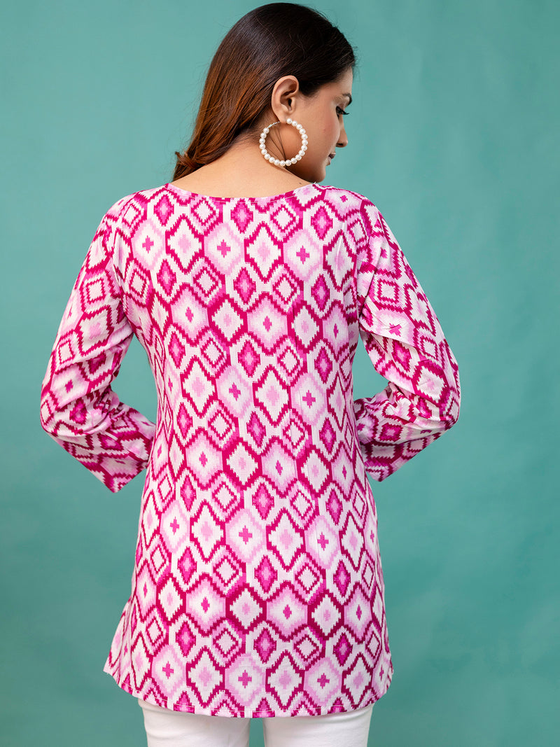 Elegant Printed top – Soft Cotton, Everyday Style, Sizes S–XXL.