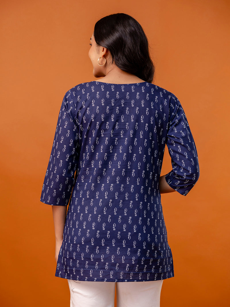 Elegant Printed top – Soft Cotton, Everyday Style, Sizes S–XXL.