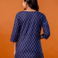 Elegant Printed top – Soft Cotton, Everyday Style, Sizes S–XXL.