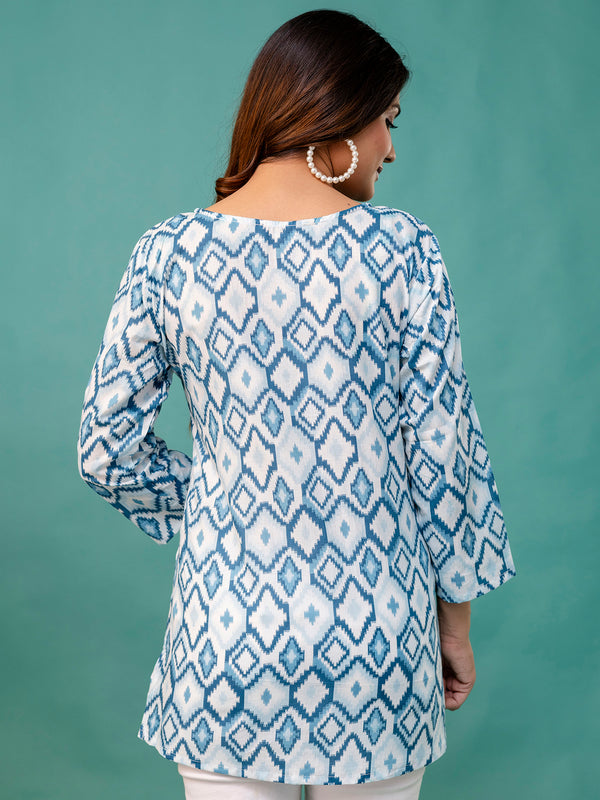 Elegant Printed top – Soft Cotton, Everyday Style, Sizes S–XXL.