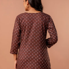 Elegant Printed top – Soft Cotton, Everyday Style, Sizes S–XXL.