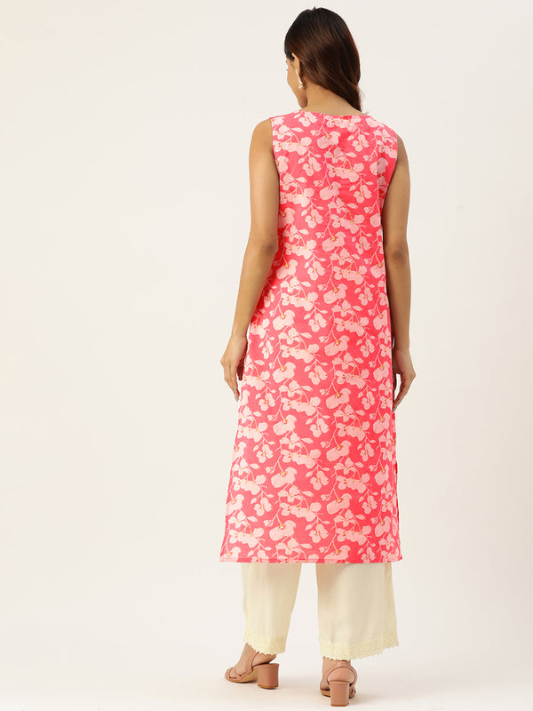V-Neck Long Kurti