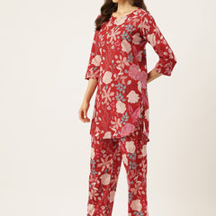 Floral Printed Cotton Co-Ord set – Breezy Prints, Chic Fit