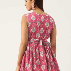 Sleeveless Flared Tops