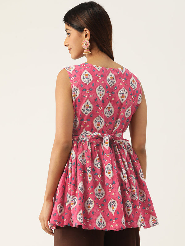 Sleeveless Flared Tops
