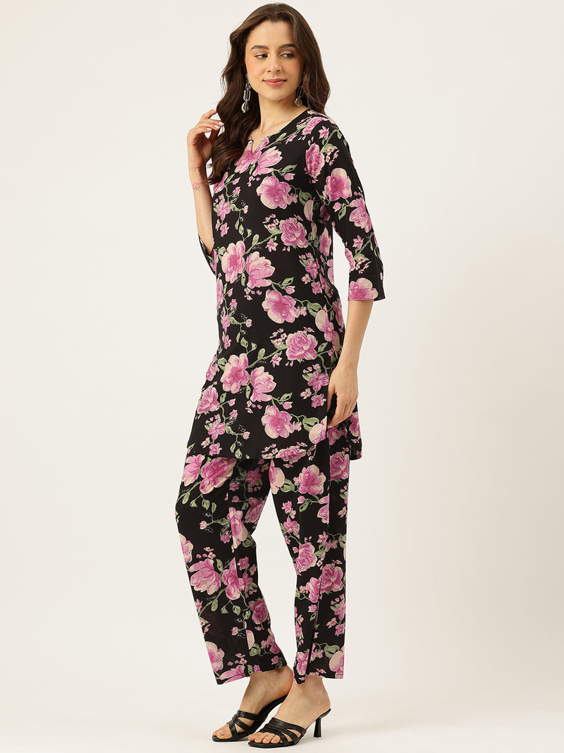 Floral Printed Cotton Co-Ord set – Breezy Prints, Chic Fit