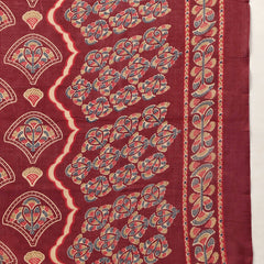 Round V-Cut Neck 3-Piece Kurta Set with Ankle-Length Pants & Full-Length Dupatta (Size S-XXL).