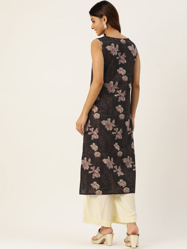 V-Neck Long Kurti