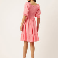 Women’s Floral Print Rayon Flared Dress | Soft & Lightweight | Casual Fit | Sizes XS–XXL