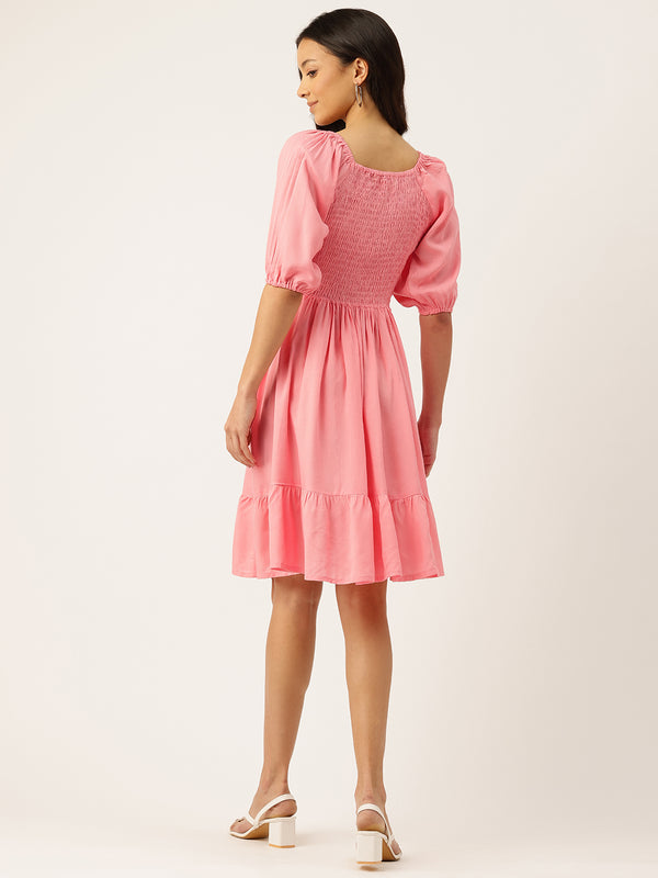 Women’s Floral Print Rayon Flared Dress | Soft & Lightweight | Casual Fit | Sizes XS–XXL