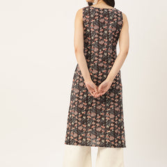 V-Neck Long Kurti