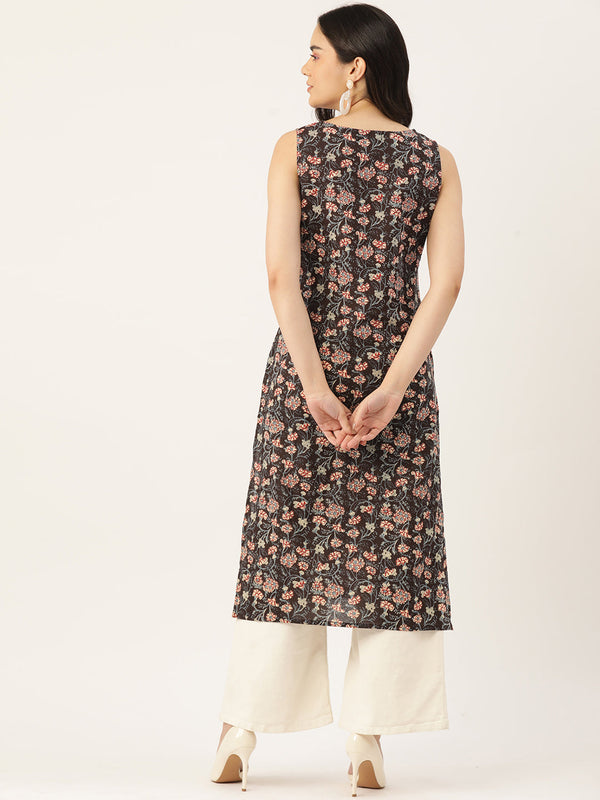 V-Neck Long Kurti