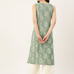 V-Neck Long Kurti