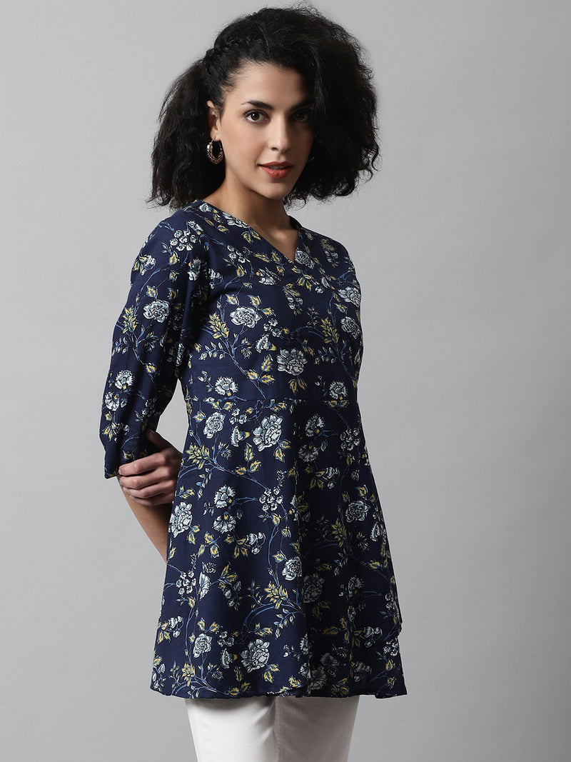 feranoid Women Cotton Angrakha Kurti