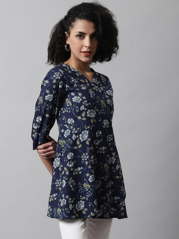 feranoid Women Cotton Angrakha Kurti