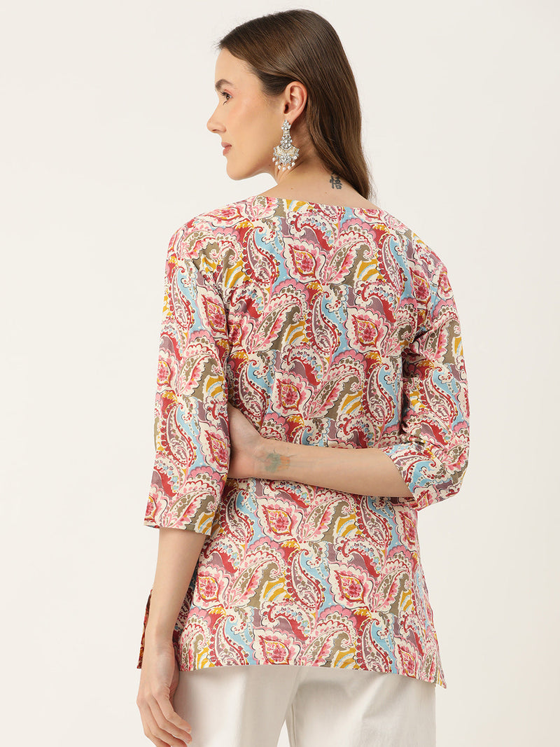 Feranoid Big V-Neck Kurti