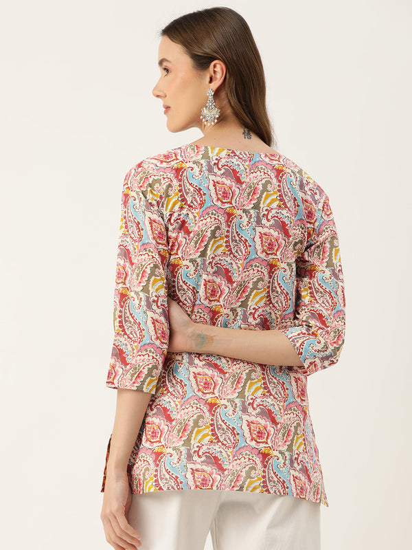 Feranoid Big V-Neck Kurti