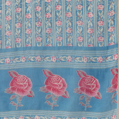 A-line Dupatta Sets - V-Neck, 3/4 Sleeves, Lace Work, Elastic Waistband Pants with Pockets & Full-Length Dupatta (M-XXL)