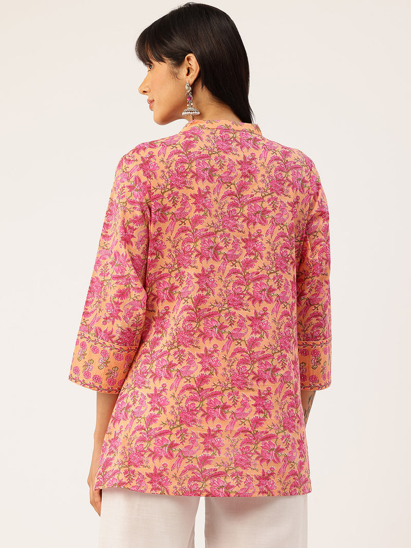 Sophisticated Mandarin Collar Tunic – Modern Elegance & All-Day Comfort, Sizes