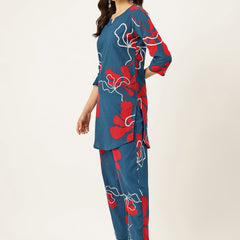 Floral Printed Cotton Co-Ord set – Breezy Prints, Chic Fit