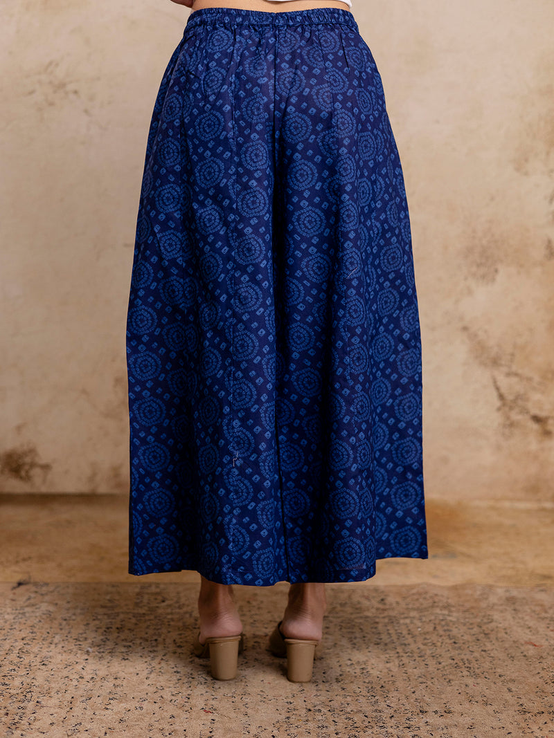 Women’s Elegant Cotton Printed Palazzos | Breathable & Flowy Fit