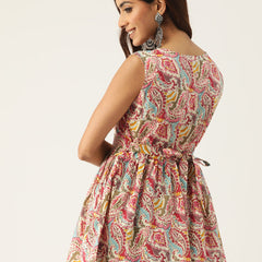 Sleeveless Flared Tops