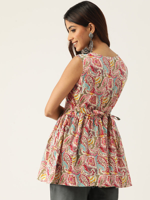 Sleeveless Flared Tops