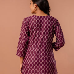 Elegant Printed top – Soft Cotton, Everyday Style, Sizes S–XXL.