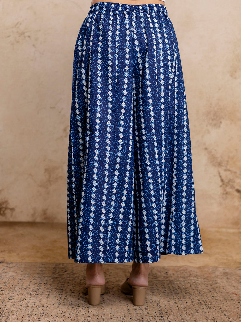 Women’s Elegant Cotton Printed Palazzos | Breathable & Flowy Fit