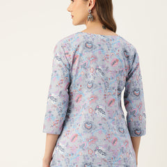 Feranoid Big V-Neck Kurti