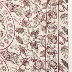 Round V-Cut Neck 3-Piece Kurta Set with Ankle-Length Pants & Full-Length Dupatta (Size S-XXL).