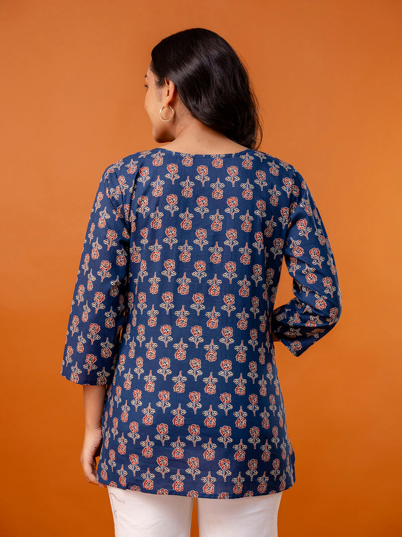Elegant Printed top – Soft Cotton, Everyday Style, Sizes S–XXL.