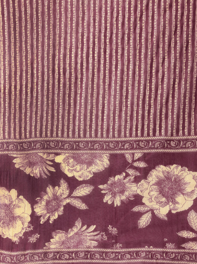 Bodered V-Neck 3-Piece Kurta Set with Ankle-Length Pants & Full-Length Dupatta (Size S-XXL).