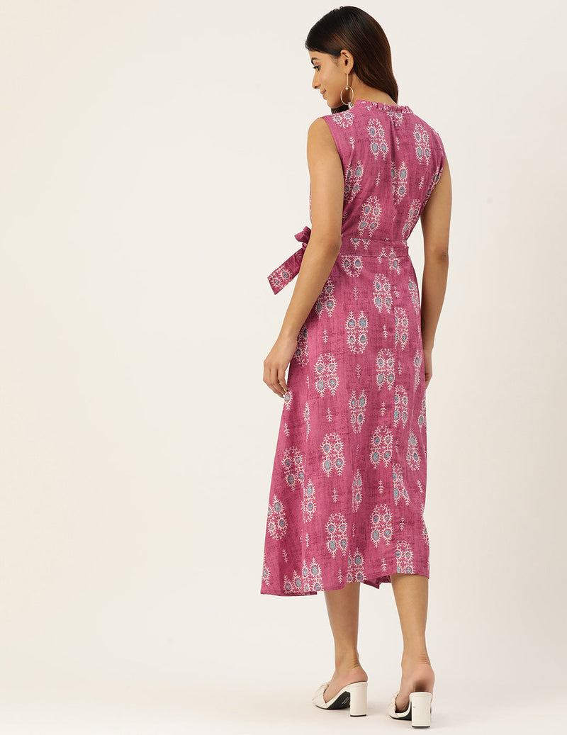 Wrap Around Angrakha Dress