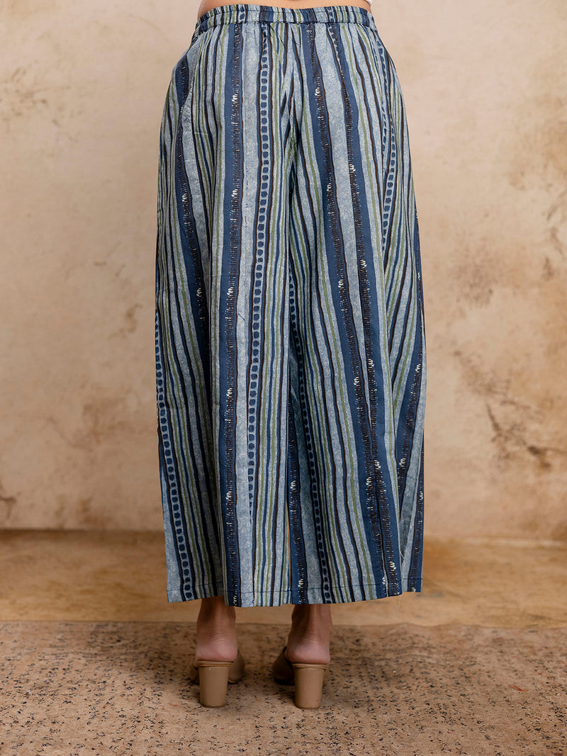 Women’s Elegant Cotton Printed Palazzos | Breathable & Flowy Fit