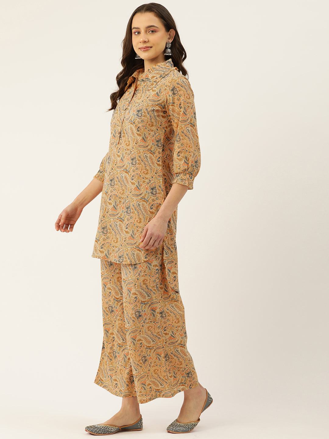 Floral Printed Pure Cotton Night Suits FRLW9051