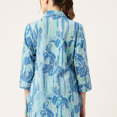 Versatile Collared top with 3/4 Sleeves for Women – Elegant & Casual