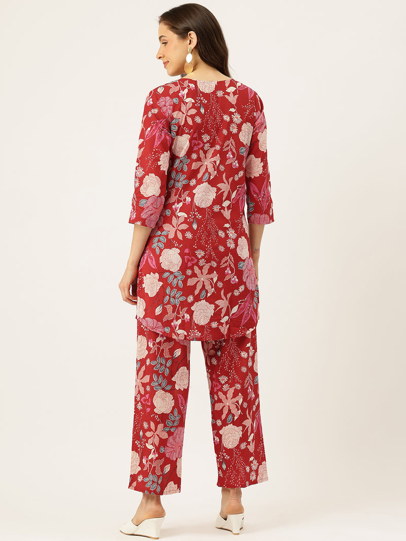 Floral Printed Cotton Co-Ord set – Breezy Prints, Chic Fit