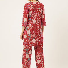 Floral Printed Cotton Co-Ord set – Breezy Prints, Chic Fit