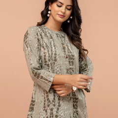 Elegant Mandarin Collar Printed Tunic – Stylish & Comfortable, Sizes
