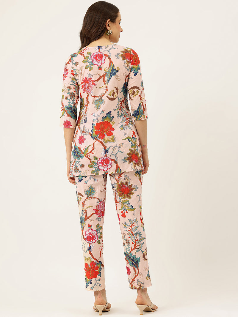 Printed Cotton Kurti & Pant Set – Breezy Prints, Chic Fit