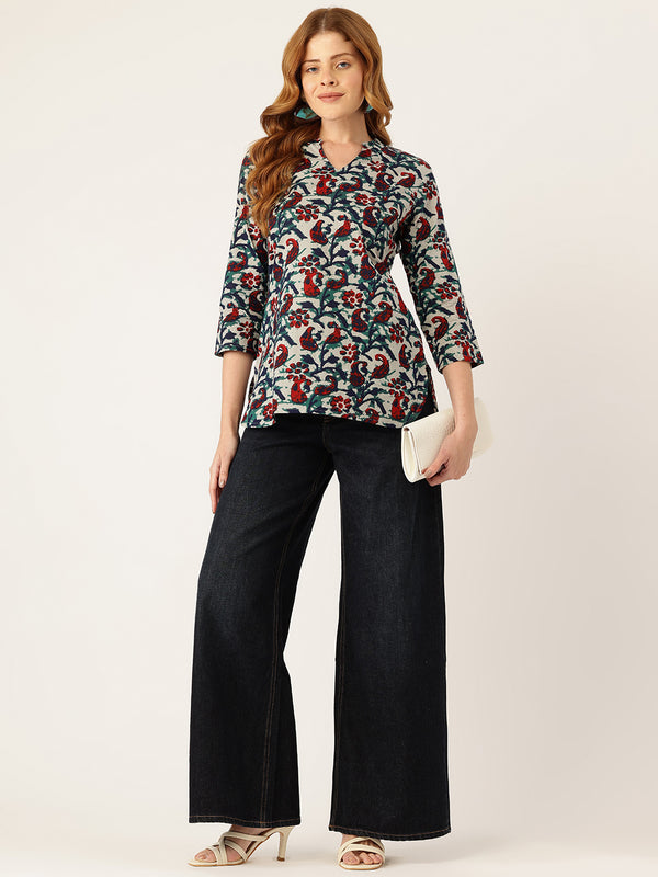 Stylish Women’s Printed Kurti – Comfort Meets Elegance|