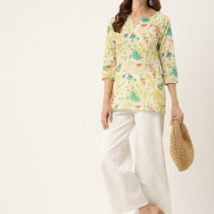 Feranoid Big V-Neck Kurti