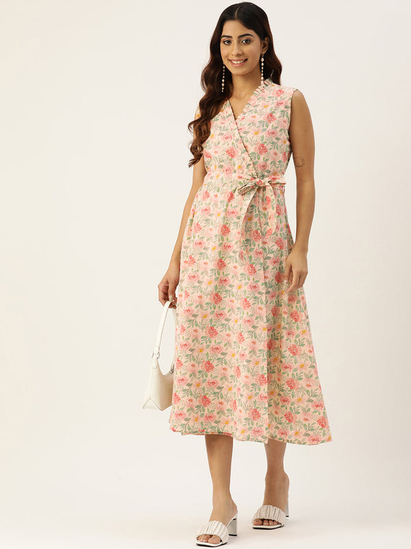 Wrap Around Angrakha Dress