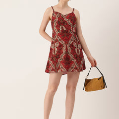 Women’s Floral Print Rayon Flared Dress | Soft & Lightweight | Casual Fit | Sizes XS–XXL